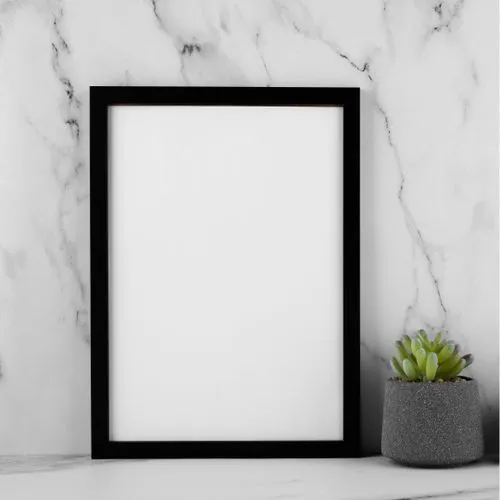 A2 Premium Black Photo Frame | Sleek Minimalist Design