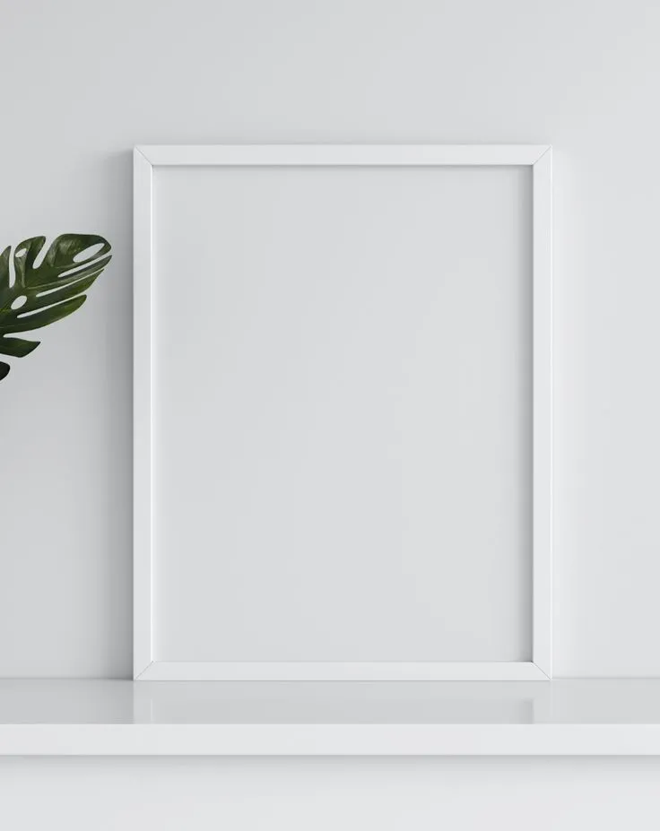 A2 White Photo Frame | Clean & Contemporary