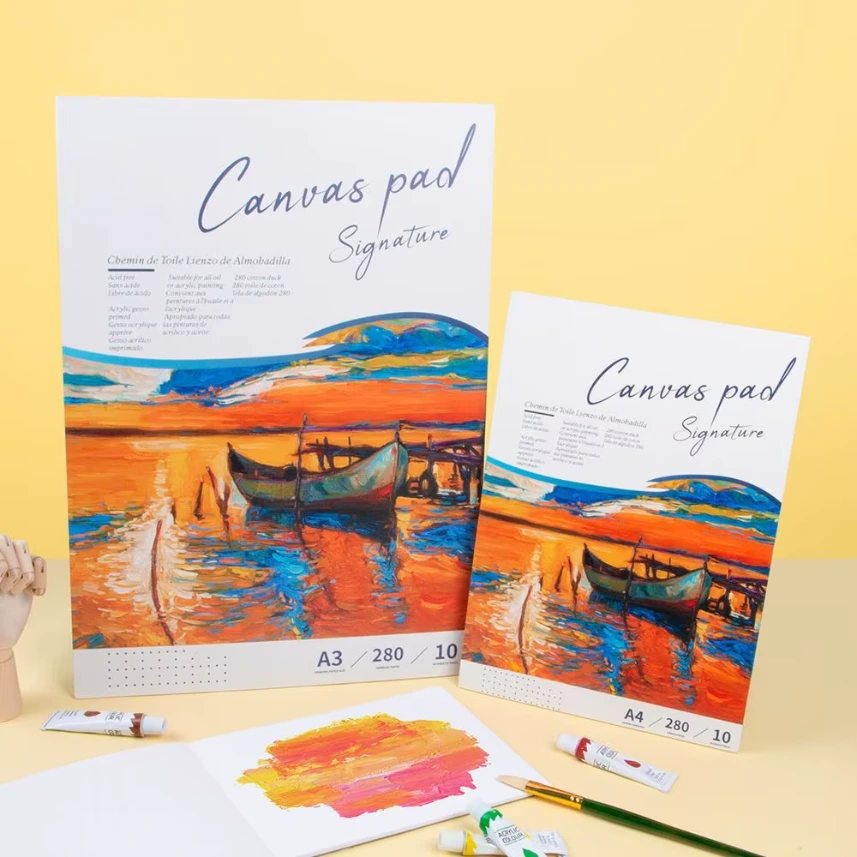 280gsm Drawing Canvas Paper – A3 Size (10 Sheets)